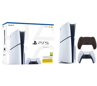 Konsola Sony PlayStation 5 Slim E Chassis (PS5) 1TB z napędem + Dodatkowy Pad Czarny