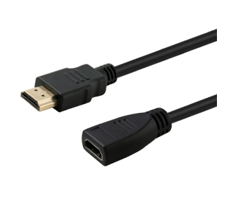 Przedłużacz HDMI Savio CL-132   1m Czarny
