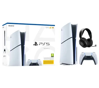 Konsola Sony PlayStation 5 Slim E Chassis (PS5) 1TB z napędem + Słuchawki SteelSeries Arctis Nova 5P Wireless