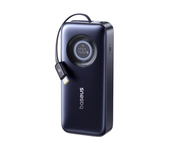 Baseus EnerCore CR11 20000mAh 67W Wbudowany kabel USB-C Czarny