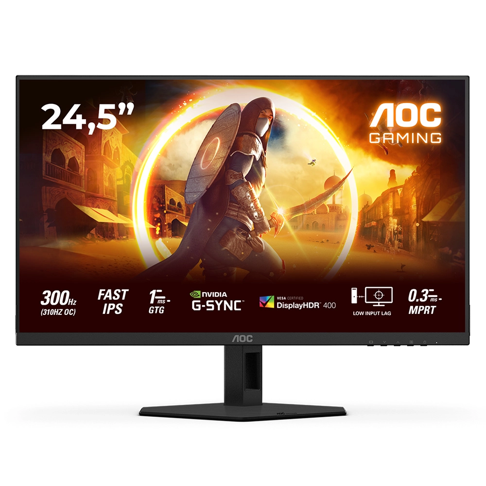 Monitor AOC 25G4SRE 24,5" Full HD Fast IPS 310Hz 0,3 MPRT Gamingowy