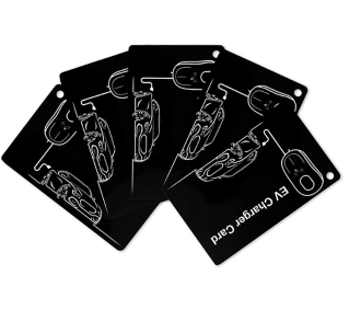 Qoltec Karty zbliżeniowe do stacji EV 52429 (5 szt.)