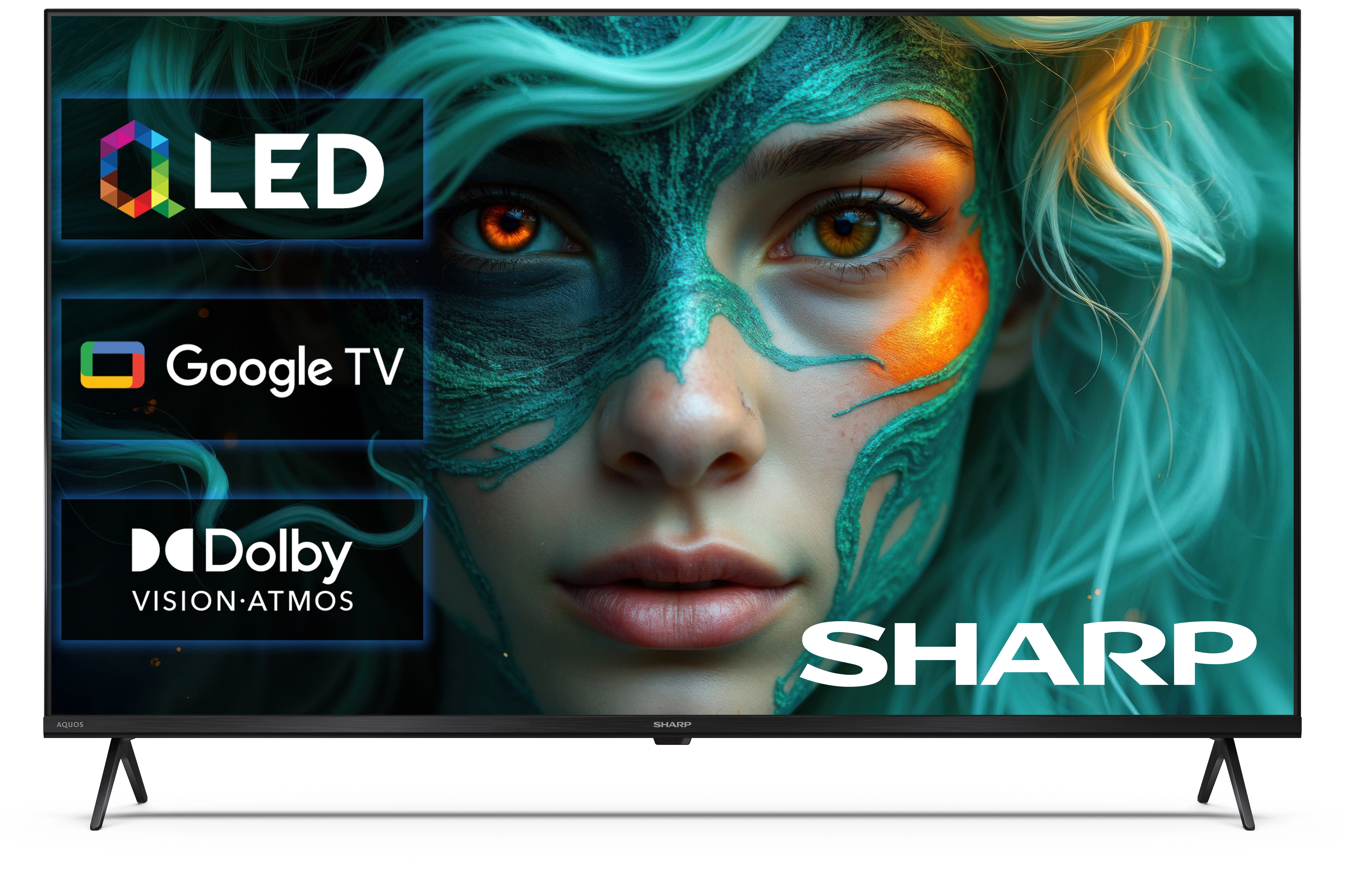 Telewizor Sharp 43HP5765E 43" QLED 4K Google TV Dolby Vision Dolby Atmos HDMI 2.1 DVB-T2