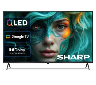 Sharp 43HP5765E 43" QLED 4K Google TV Dolby Vision Dolby Atmos HDMI 2.1 DVB-T2 - ⚡ BESTSELLERY ⚡ - Kup na Raty - RRSO 0%