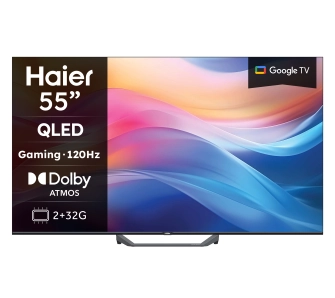 Telewizor Haier H55S80FUX 55" QLED 4K 120Hz GoogleTV Dolby Vision Dolby Atmos HDMI 2.1 DVB-T2
