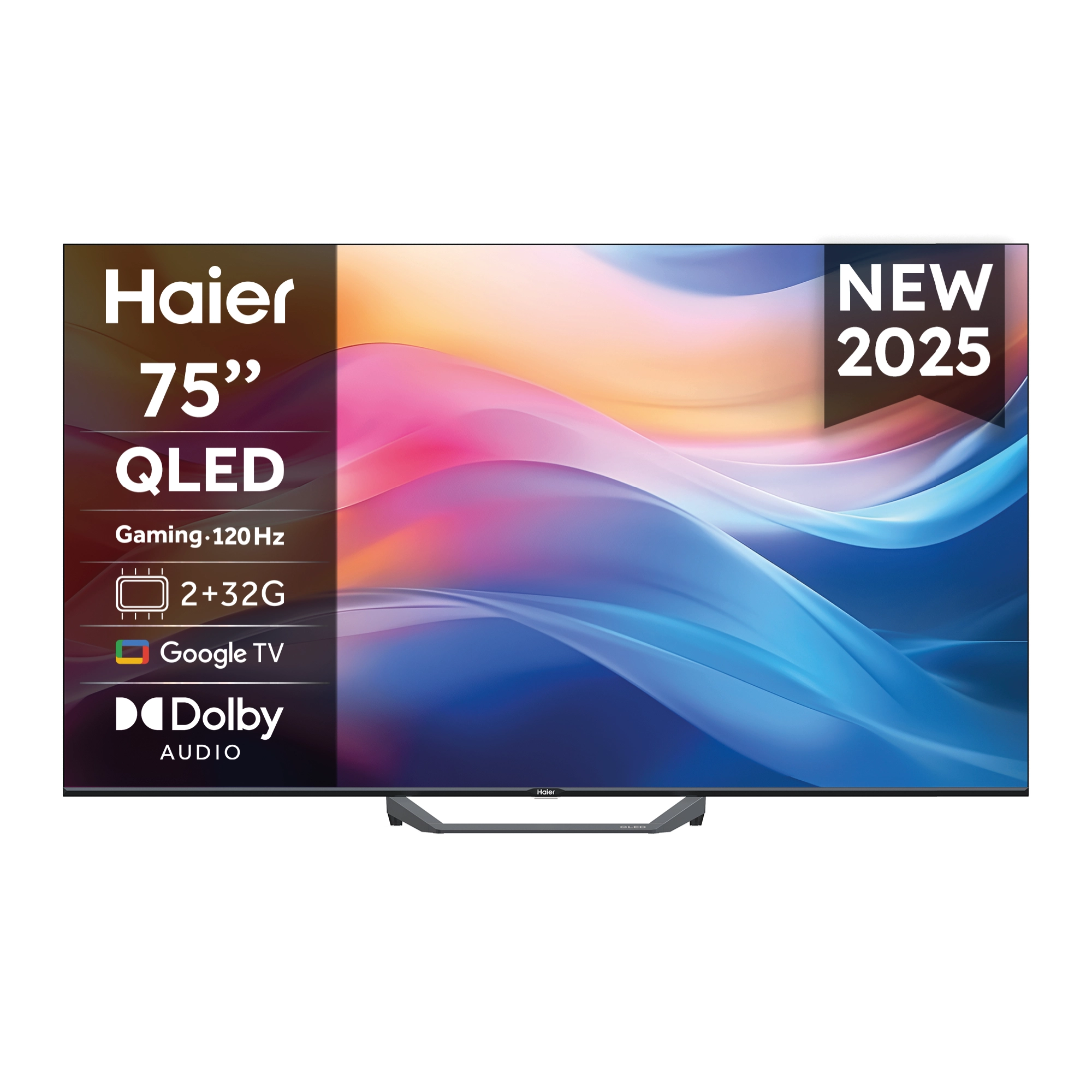 Telewizor Haier H75S80FUX 75" QLED 4K 120Hz GoogleTV Dolby Vision Dolby Atmos HDMI 2.1 DVB-T2