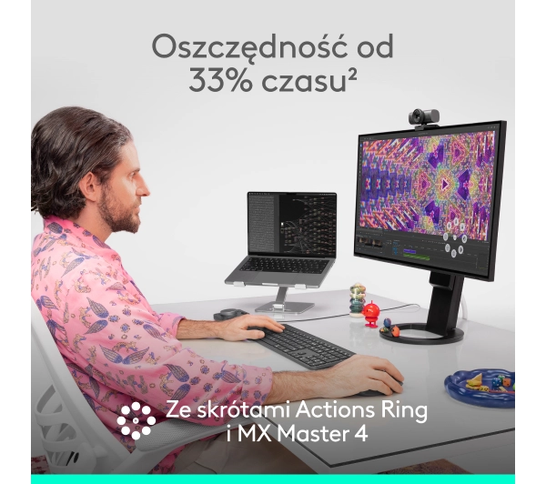 Logitech MX Master 4 Grafitowy - Kup na Raty - RRSO 0%