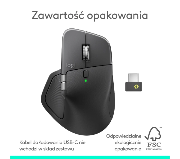 Logitech MX Master 4 Grafitowy - Kup na Raty - RRSO 0%