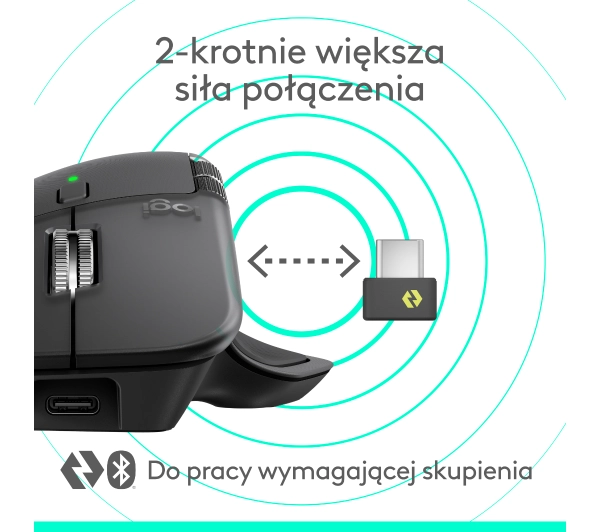 Logitech MX Master 4 Grafitowy - Kup na Raty - RRSO 0%