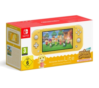 Konsola Nintendo Switch Lite Żółty + Animal Crossing: New Horizons