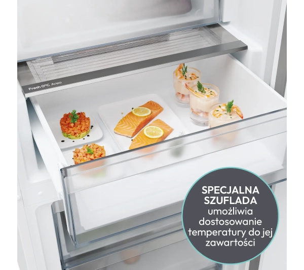 Candy ECN4CQTEW206 Fresco 500 No Frost 205cm Szuflada z kontrolą wilgotności Zdalne sterowanie Biały - Kup na Raty - RRSO 0%