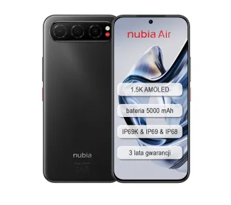 Smartfon Nubia AIR 8/256GB 6,78" 120Hz 50Mpix Czarny