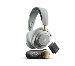 SteelSeries Arctis Nova Elite Nauszne Szaro-złoty - Kup na Raty - RRSO 0%