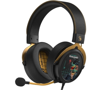 Słuchawki przewodowe z mikrofonem A4tech Bloody M595 Renegade Nauszne Czarny