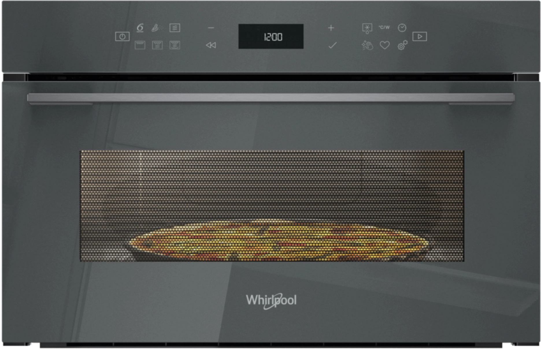 Kuchenka mikrofalowa Whirlpool W7 Collection WMD7O4TSG Crisp Grill