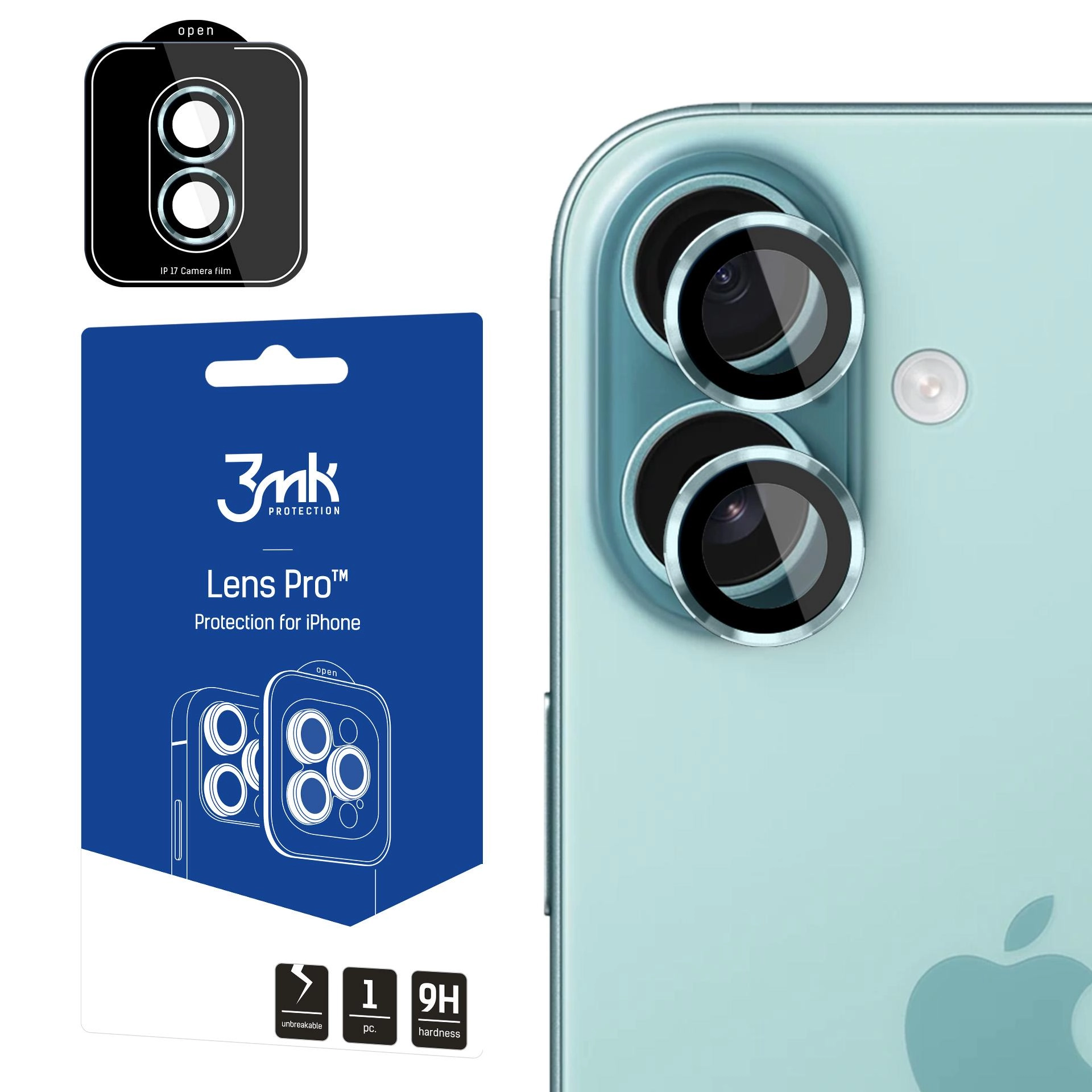 Szkło hartowane 3mk Lens Protection Pro do Apple iPhone 17