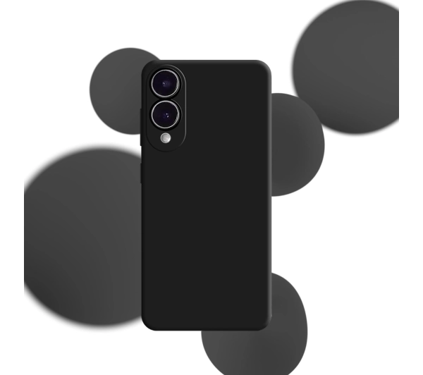 3mk Silicone Case do Samsung Galaxy S25 Edge Czarny
