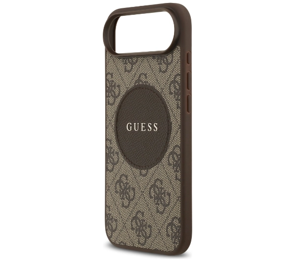 Guess 4G Circle Classic Logo MagSafe do iPhone Air Brązowy