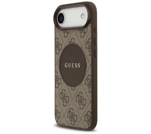 Guess 4G Circle Classic Logo MagSafe do iPhone Air Brązowy