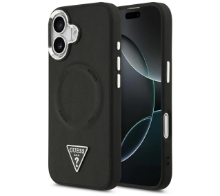 Guess Triangle Logo MagSafe do iPhone 17 czarny