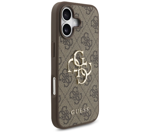 Guess 4G Big Logo do iPhone 17 Brązowy