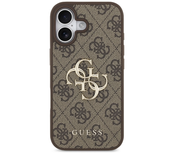 Guess 4G Big Logo do iPhone 17 Brązowy