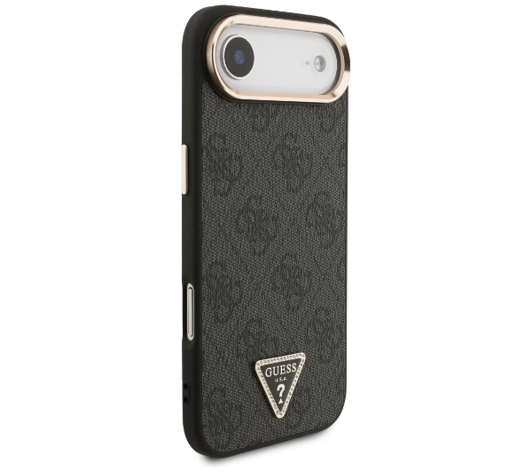 Guess 4G Triangle Logo MagSafe do iPhone Air Czarny srebrny