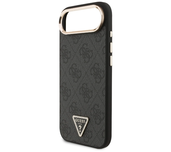 Guess 4G Triangle Logo MagSafe do iPhone Air Czarny srebrny