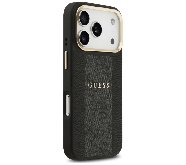 Guess 4G Stripe MagSafe do iPhone 17 Pro czarny