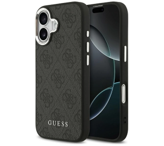 Etui Guess 4G Classic Logo MagSafe do iPhone 17 Czarny