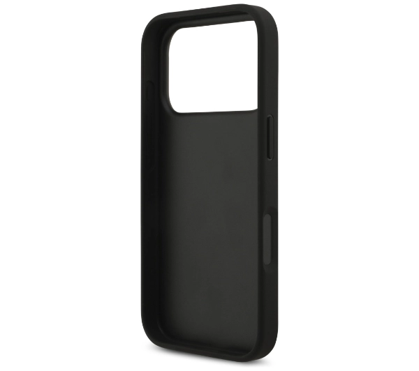 Guess Grained Big 4G & Classic Logo do iPhone 17 Pro czarny