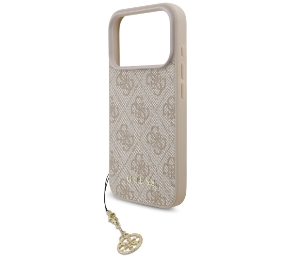 Guess 4G Charms Collection MagSafe do iPhone 17 Pro Różowy
