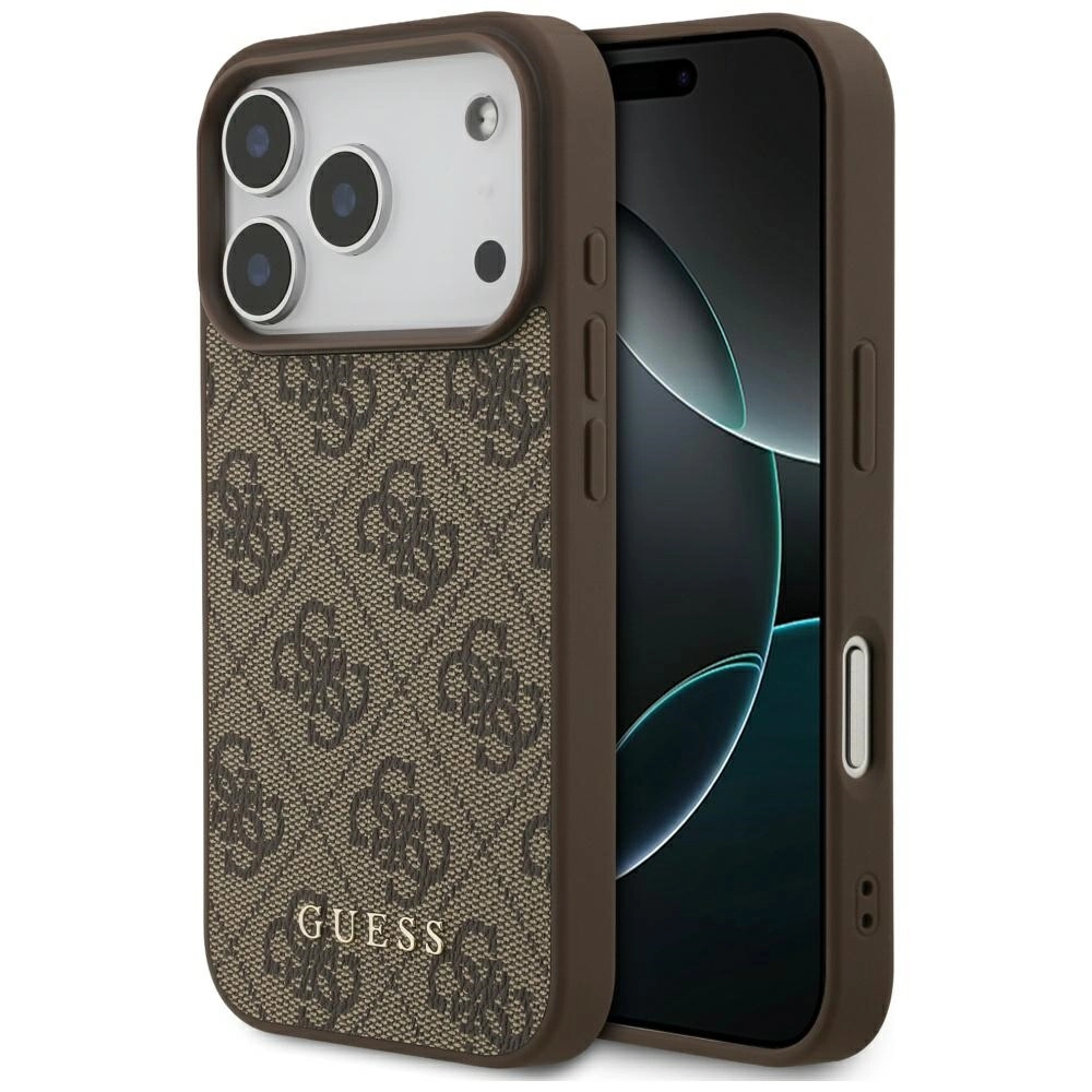 Etui Guess 4G Classic do iPhone 17 Pro Brązowy