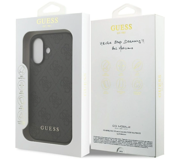 Guess 4G Classic do iPhone 17 Czarny