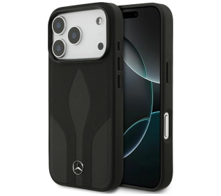 Mercedes-Benz Leather The Move MagSafe do iPhone 17 Pro czarny