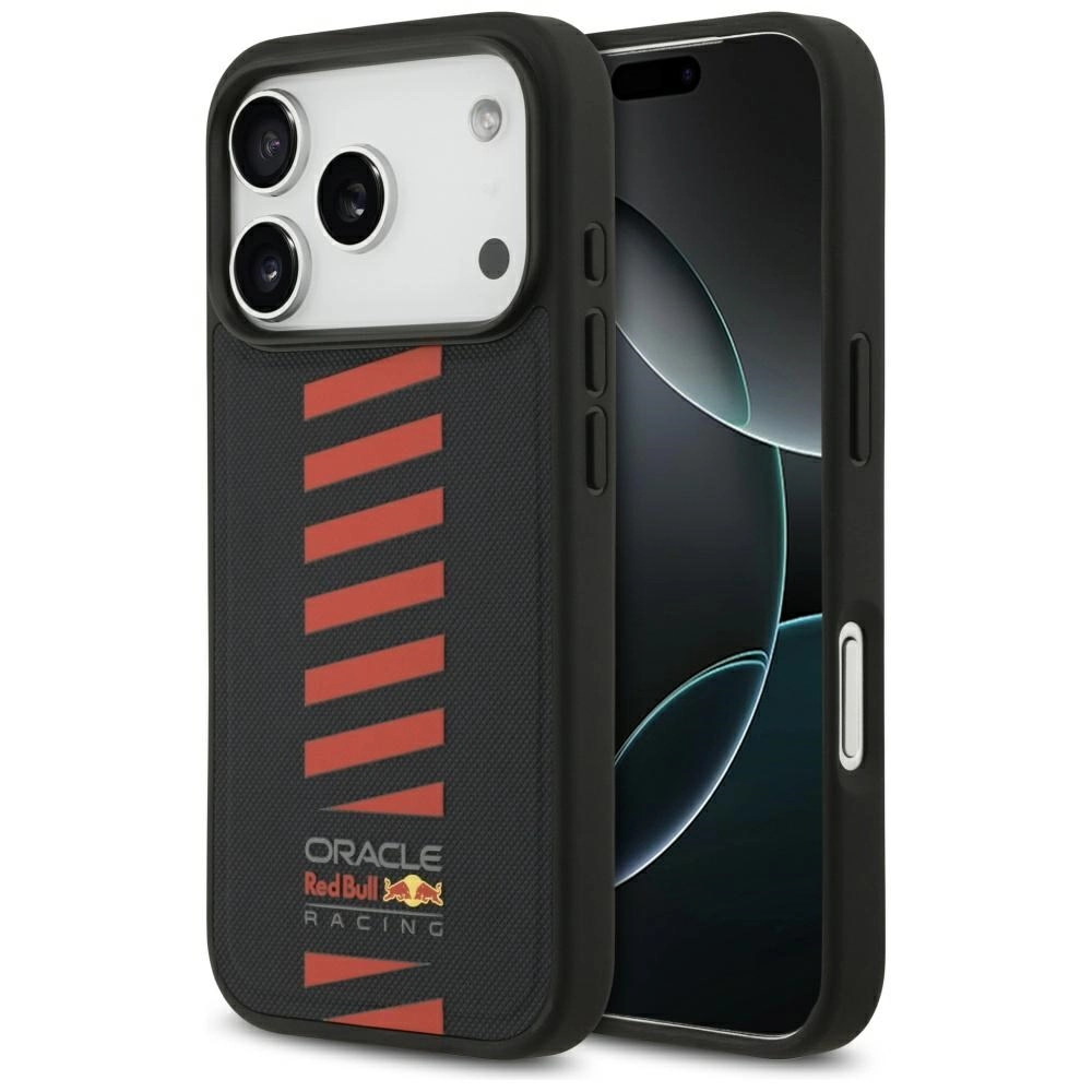 Etui Red Bull Racing Meshed Powerbar MagSafe do iPhone 17 Pro Granatowy