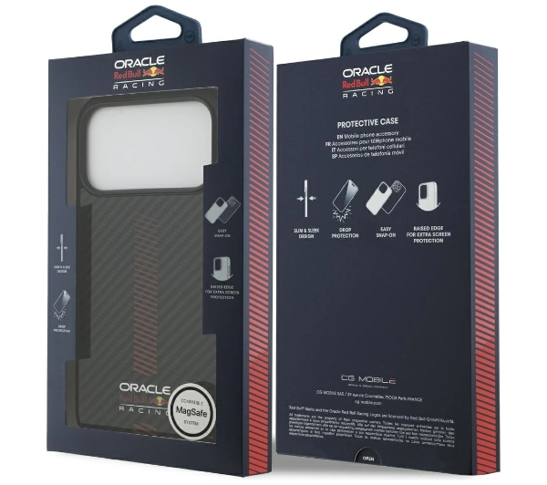 Red Bull Racing Kevlar Powerbar MagSafe do iPhone 17 Pro Max czarny