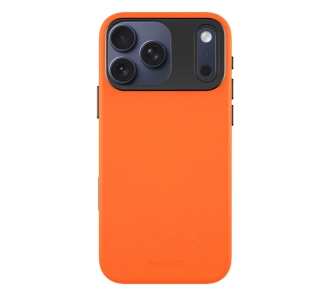 Etui Yaxo Yaxo Leather Gear Slim Case MagSafe do iPhone 17 Pro Max / 18 Pro Max Pomarańczowy