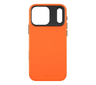 Etui Yaxo Leather Gear Slim Case MagSafe do iPhone 17 Pro Max Pomarańczowy
