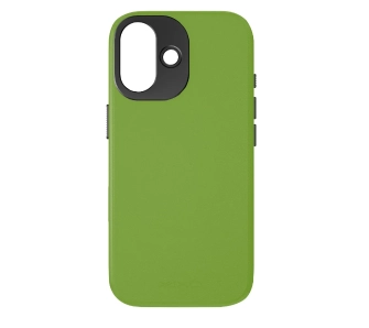 Etui Yaxo Leather Gear Slim Case MagSafe do iPhone 17 Zielony