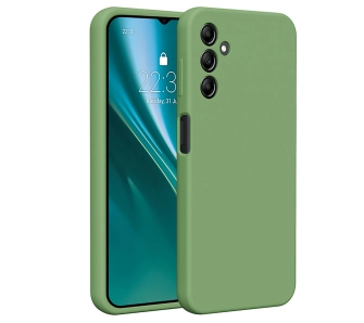 Etui Etteri Silicone Case do Galaxy A14 Zielony