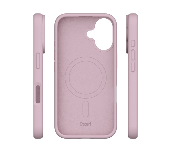Etteri Silicone Case do iPhone 16 Plus Różowy