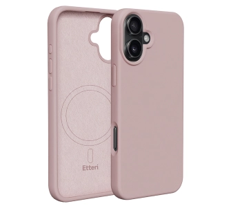 Etui Etteri Silicone Case do iPhone 16 Plus Różowy