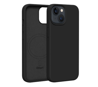 Etui Etteri Silicone Case do iPhone 14 Czarny