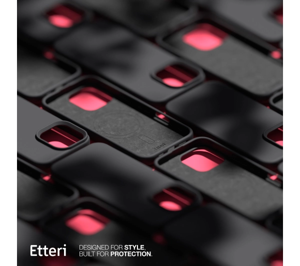 Etteri Silicone Case do iPhone 14 Czarny