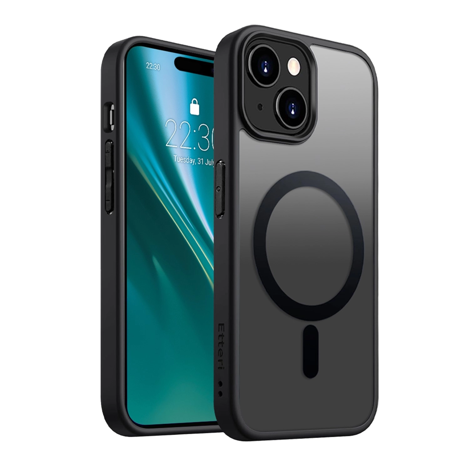 Etui Etteri Matt Mag do iPhone 14 Czarny
