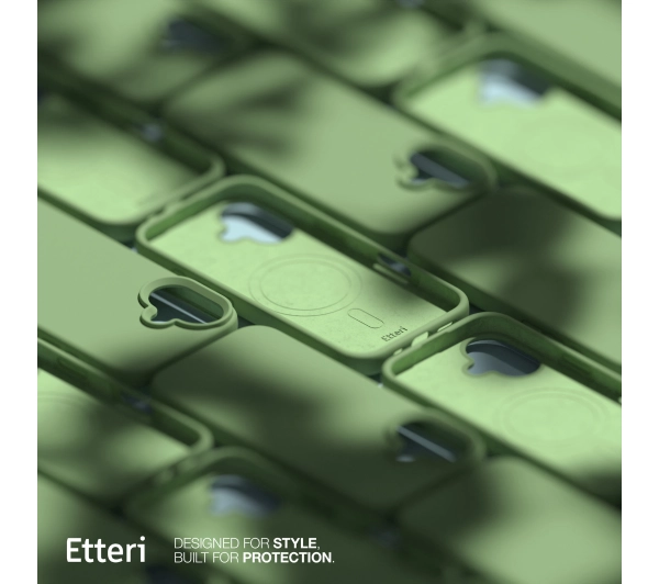 Etteri Silicone Case do iPhone 16 Plus Zielony