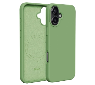 Etui Etteri Silicone Case do iPhone 16 Plus Zielony