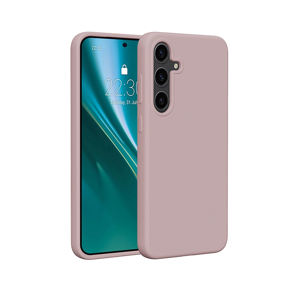 Etui Etteri Silicone Case do Galaxy S25 Różowy