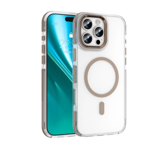 Etui Etteri Icy Mag do iPhone 16 Pro Złoty